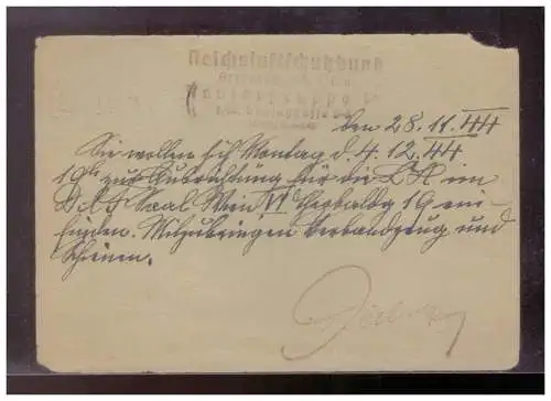 Deutsches Reich  Rundstempel (Datum und/oder Ort klar)