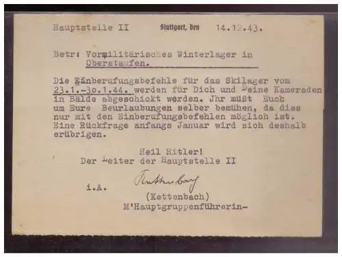 Deutsches Reich  Rundstempel (Datum und/oder Ort klar)