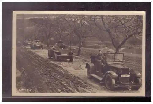 [Propagandapostkarte] Dt- Reich (024932) Propagandakarte Motiv Panzer, Echt Foto, Schützenpanzerwagen, gelaufen Steinbach 31.7.1944. 