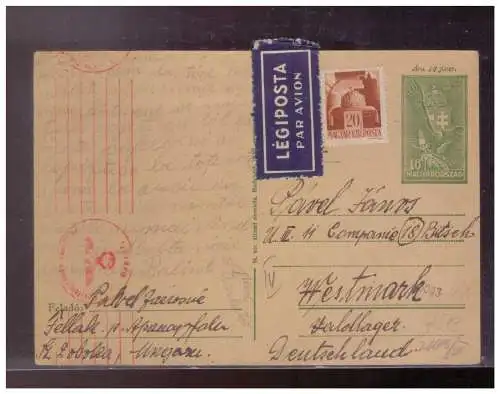 Ungarn  Rundstempel (Datum und/oder Ort klar)