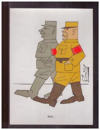 [Propagandapostkarte] Dt- Reich (024974) Propagandakarte Smits rasch, ungebraucht. 