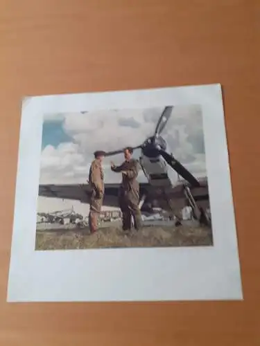 Dt.- Reich (021133) Propagandabild Jagdeinsitzer Messerschmitt Me 109 beim Einsatz, JUNKERS-WANDKALENDER 1941