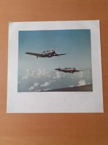 Dt.- Reich (021138) Propagandabild Jagtflugzeuge Messerschmitt Me 109, JUNKERS-WANDKALENDER 1941