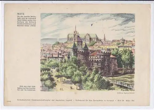 Dt- Reich (005153) Propagandablatt Volksbund für das Deutschtum im Ausland, Metz