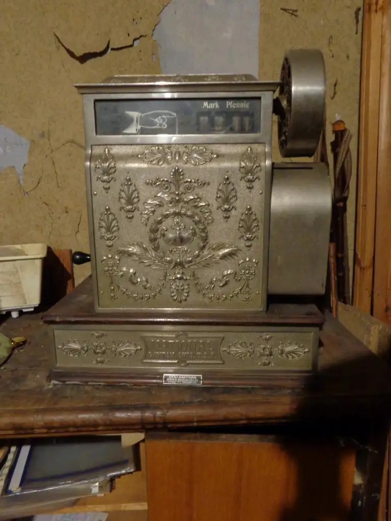 Dekorationsobjekt: NATIONAL REGISTRIERKASSE ca.1900, Fundzustand, ungereinigt, hergestellt in Dayton Ohio/ USA 3