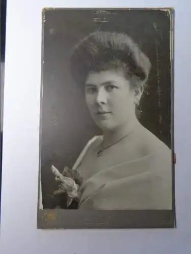 Altes orig. großes Porträtfoto auf Pappe um 1920, 130x220 mm, Studiofot