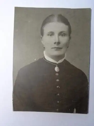 Altes orig. großes Porträtfoto auf Pappe um 1900, 125x170 mm, Studiofoto