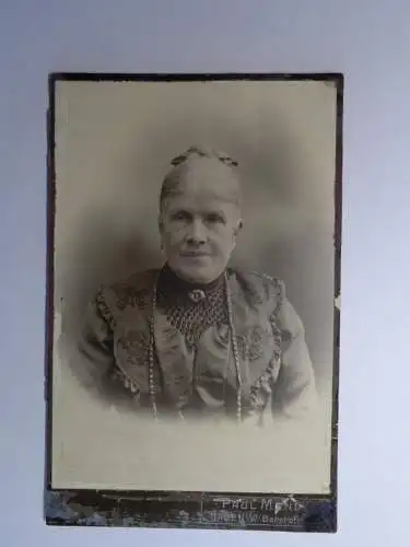 Orig. Porträtfoto, um 1900, Pappe, 105x165 mm, guter Erhalt, Paul Mende Hagen i/W EUR 7,90