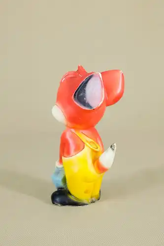 Sammlerfigur FOXI von Rolf Kauka für John Thermoplastic, 1950er