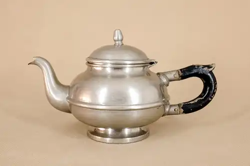 Vernickelte Teekanne von Gebrüder Bing Nürnberg, 1920er 
