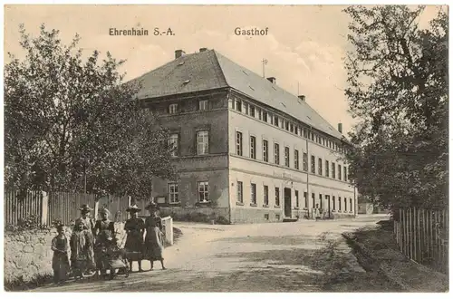 Ak Ehrenhain Sachsen Anhalt Gasthof 1916