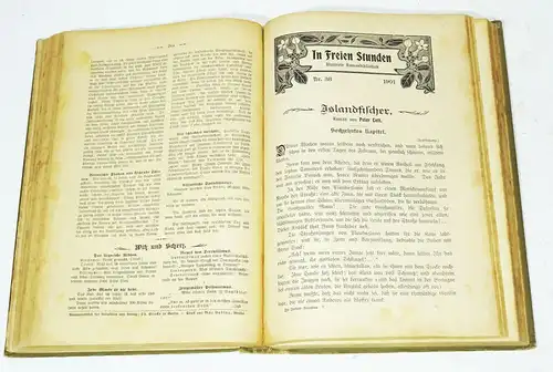 In freien Stunden Loti Islandfischer und Charles Dickens Dombey und Sohn 1901