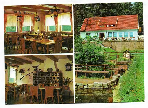 Ak Konsum Waldklause Köhlersgrund Naherholungszentrum Leinefelde Eichsfeld