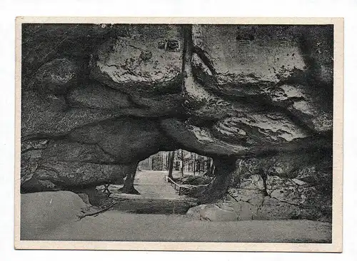 Ak Sächsische Schweiz Kuhstall Bad Schandau