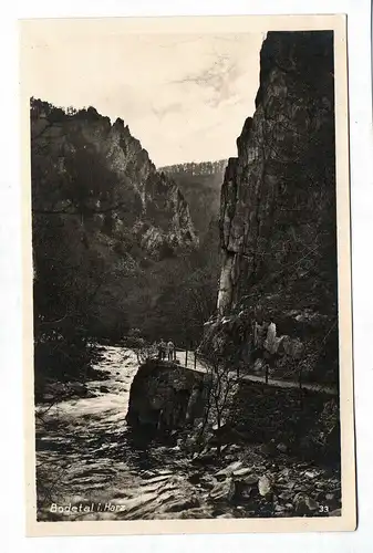 Postkarte Bodetal im Harz Ak Ansichtskarte