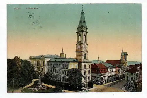 Ak Zittau Johanneum Sachsen Postkarte 1911