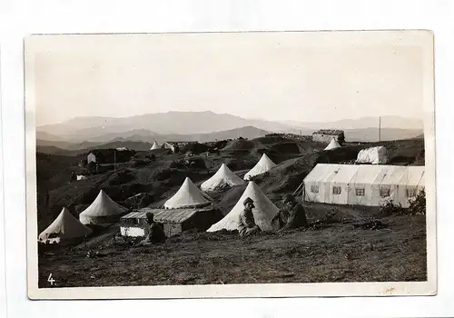 Foto Ansichtskarte Zelte Armee Lager