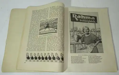 Josef Mauder Der  Kalender des kleinen Coco 1926 Rahma Reklame m Stundenplan