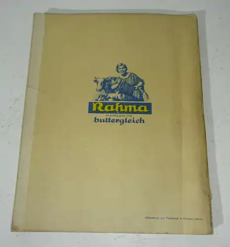 Josef Mauder Der  Kalender des kleinen Coco 1926 Rahma Reklame m Stundenplan