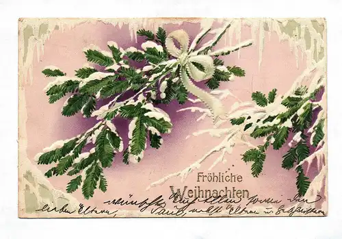 Postkarte Weihnachten Motivkarte Fröhliche Weihnachten 1905