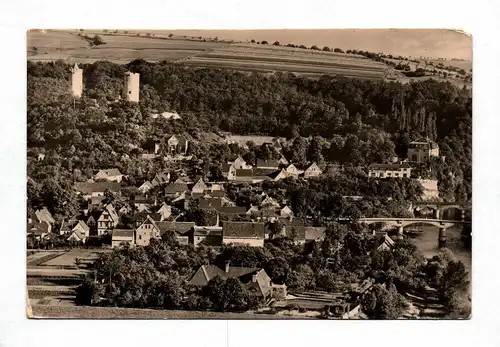 Ak Bad Kösen Blick vom Himmelreich DDR