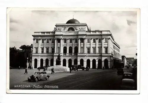 Ak Warszawa Pałac Staszica Polen Staszic-Palast Warschau