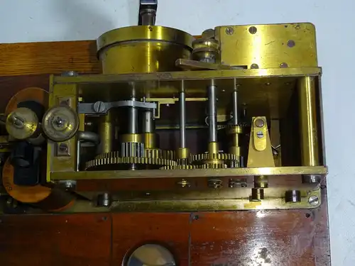 Morsetelegraph W. Gurlt Berlin um 1880 Morseapparat Morsegerät Schreibtelegraph