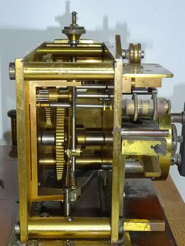 Morsetelegraph W. Gurlt Berlin um 1880 Morseapparat Morsegerät Schreibtelegraph