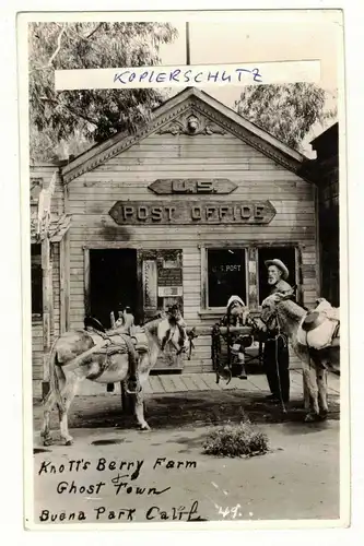 Foto Ak Cowboy Knott s Berry Farm Ghost Town Buena Park Californien Post