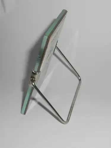DDR Rasierspiegel Stellspiegel 6x9 cm Stehspiegel VEB Vintage NOS unbenutzt