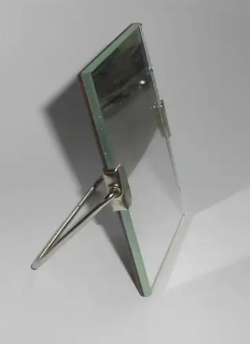 DDR Rasierspiegel Stellspiegel 6x9 cm Stehspiegel VEB Vintage NOS unbenutzt