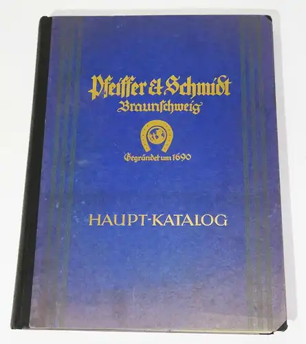 Kurzwaren Katalog Pfeiffer Schmidt Braunschweig Wolle Spitze Nähzeug 1930er
