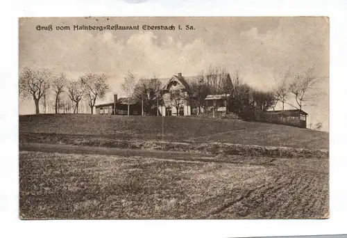 Ak Gruß vom Hainberg Restaurant Ansichtskarte Ebersbach i. Sa. 1928