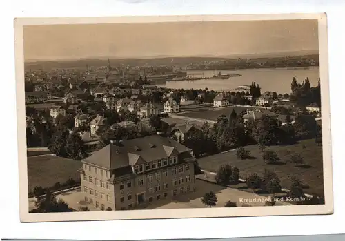 Ak Foto Kreuzlingen und Konstanz Postkarte Schweiz