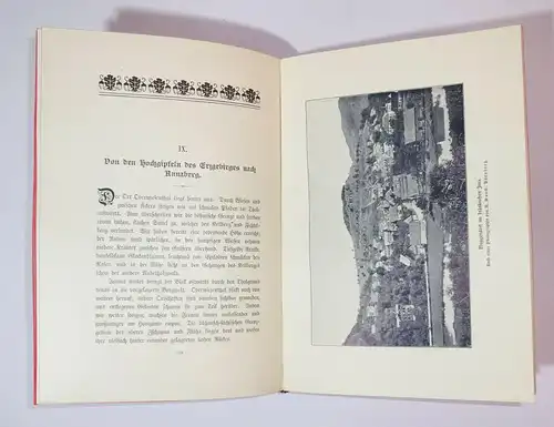 Wanderungen durch die deutschen Gebirge Band 3 Von der Elbe zur Donau 1899 