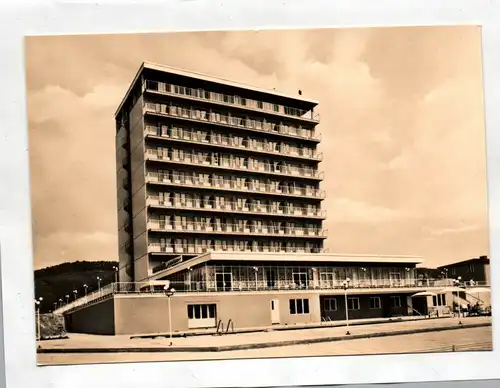 Ak Ostseestadt Saßnitz Rügen-Hotel Echtfoto Postkarte Rügen