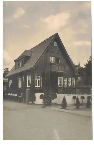 Foto Ak Wohnhaus Höntsch & Co Holzhaus Dresden Niedersedlitz 1925