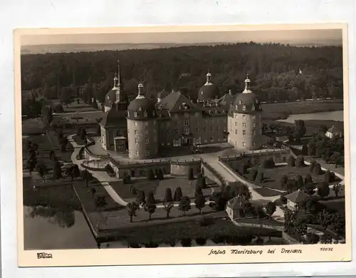 Ak Foto Schloß Moritzburg Ansichtskarte bei Dresden