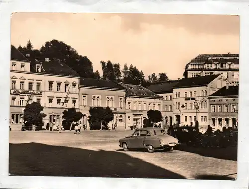 Ak Foto Sebnitz Sachsen Marktplatz Postkarte 1964