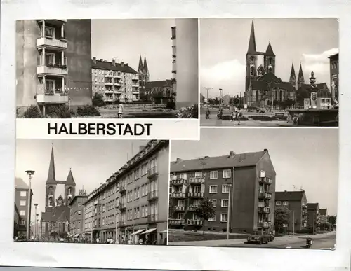 Ak Foto Halberstadt Lindenweg Fischmarkt Breiteweg Clara-Zetkin-Ring