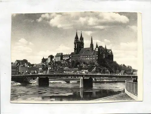 Ak Albrechtsburg Meissen und Dom 1951