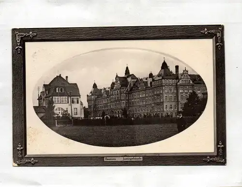 Ak Bautzen Sachsen Justizgebäude Postkarte 1911