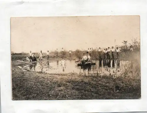 Ak Männer am Wasser 1916