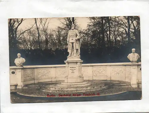 Ak Berlin Denkmal Kaiser Friedrich III. 1910 Postkarte
