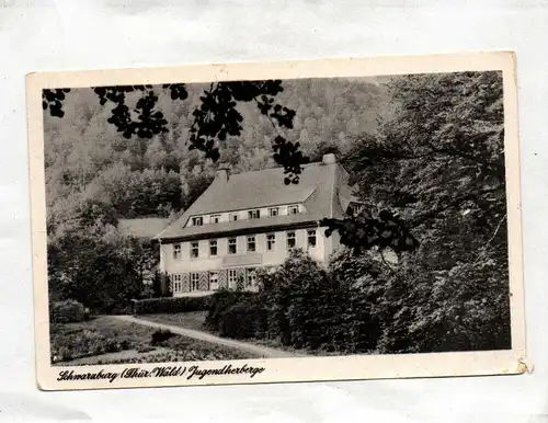 Ak Photo Thüringer Wald Schwarzburg Jugendherberge