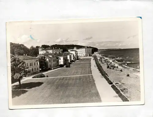 Ak Heiligendamm Promenade DDR 1958