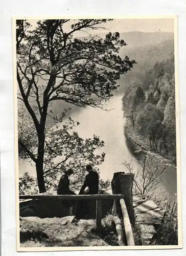 Ak Blick ins obere Zschopautal – Kalender zwischen Brocken und Oybin 1962