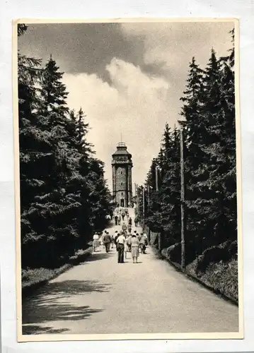 Ak Auf dem Auersberg Erzgebirge – Kalender zwischen Brocken und Oybin 1962