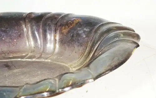 Alte versilberte Schale um 1900 Tafelsilber WMF Straußenmarke  !