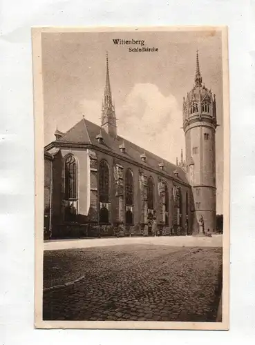Ak Wittenberg Schloßkirche Sachsen Anhalt